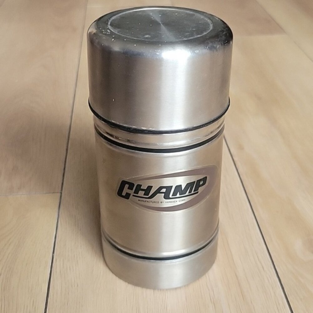Champ Old Stock Hot Cold  0.5 L Thermos Vacuum Bottle Stainless Steel